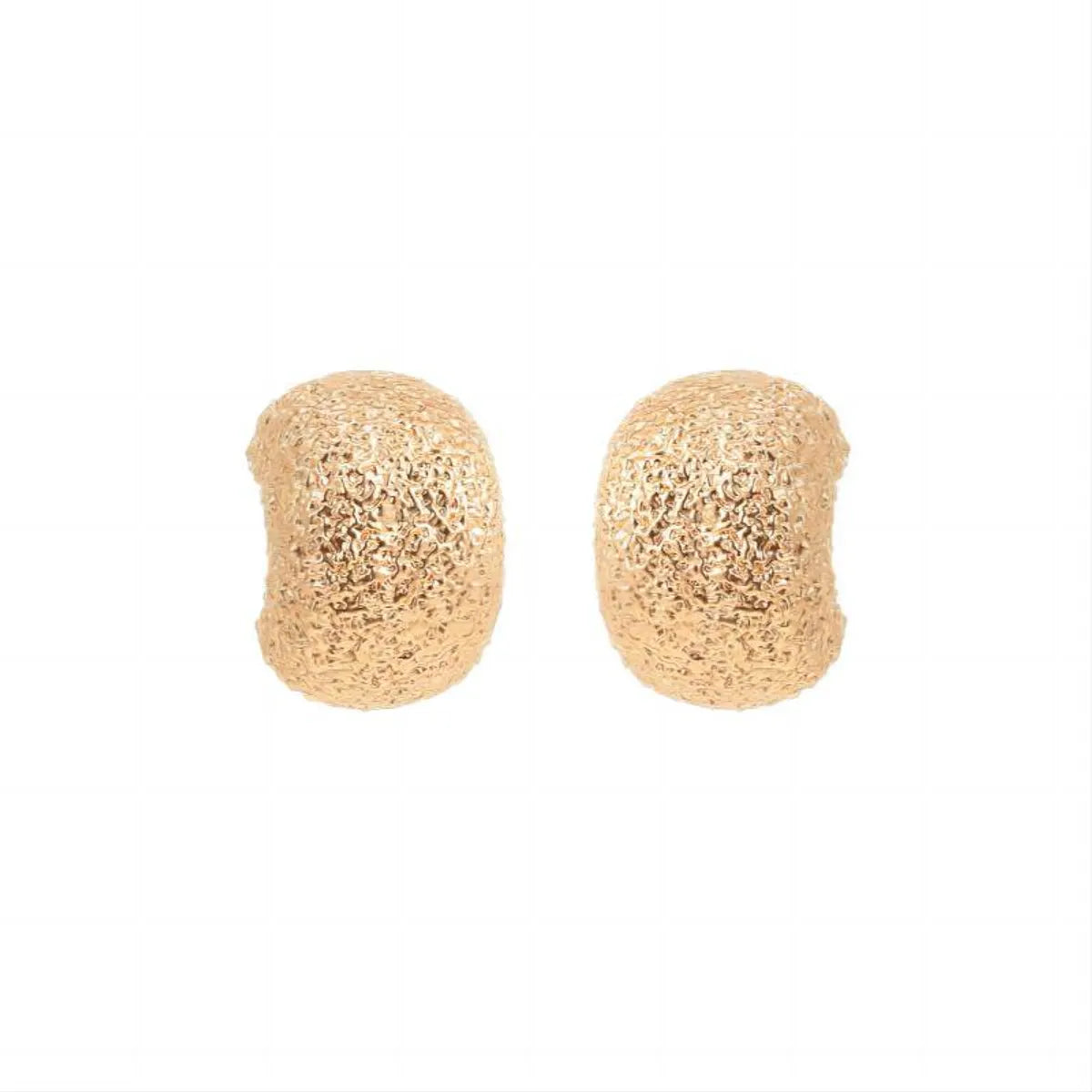 1 Pair Commute C Shape Plating Copper 18k Gold Plated White Gold Plated Ear Studs