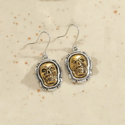 1 Pair Commute Cartoon Plating Alloy Gold Plated Drop Earrings