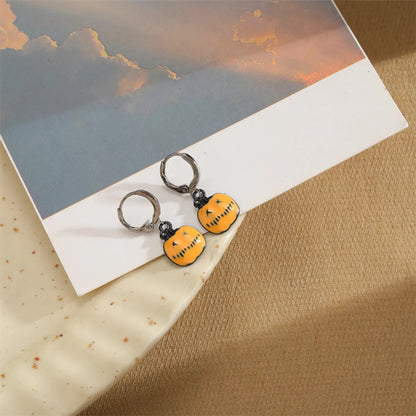 1 Pair Commute Cartoon Plating Alloy Gold Plated Drop Earrings