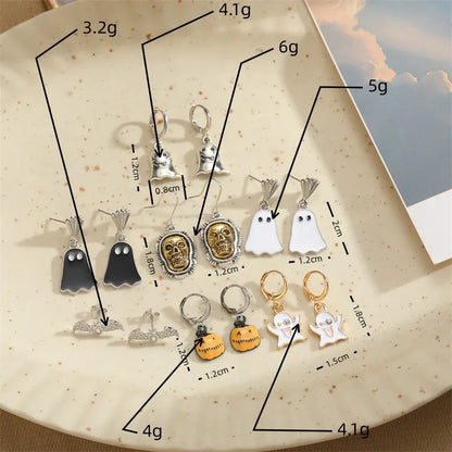 1 Pair Commute Cartoon Plating Alloy Gold Plated Drop Earrings