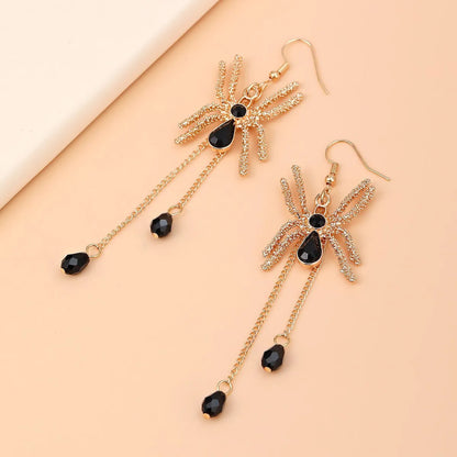 1 Pair Commute Insect Printing Arylic Drop Earrings