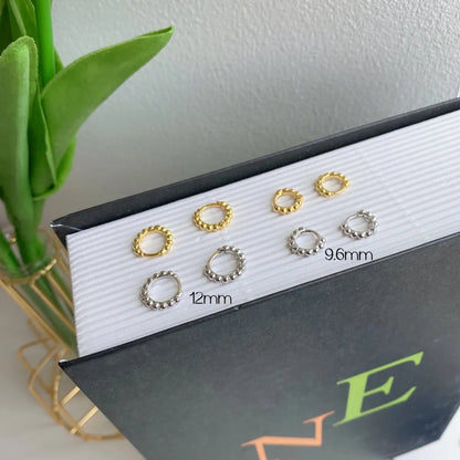 1 Pair Commute Solid Color Sterling Silver Plating Gold Plated Earrings