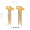 1 Pair Cowboy Style Simple Style Hat Plating Inlay Alloy Rhinestones Drop Earrings