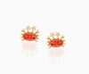 1 Pair Cute Animal Fruit Starfish Inlay Alloy Rhinestones Ear Studs