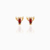1 Pair Cute Animal Fruit Starfish Inlay Alloy Rhinestones Ear Studs