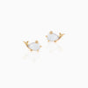 1 Pair Cute Animal Fruit Starfish Inlay Alloy Rhinestones Ear Studs