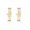 1 Pair Cute Animal Fruit Starfish Inlay Alloy Rhinestones Ear Studs