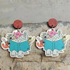 1 Pair Cute Animal Letter Elephant Wood Drop Earrings