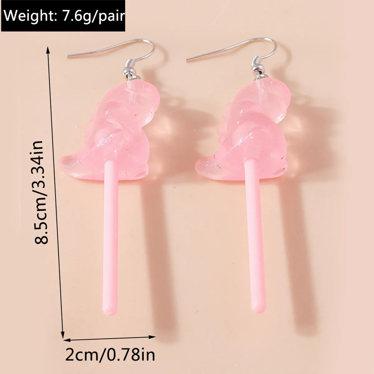 1 Pair Cute Animal Zinc Alloy Drop Earrings