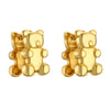 1 Pair Cute Bear Plating Copper 18k Gold Plated Ear Studs