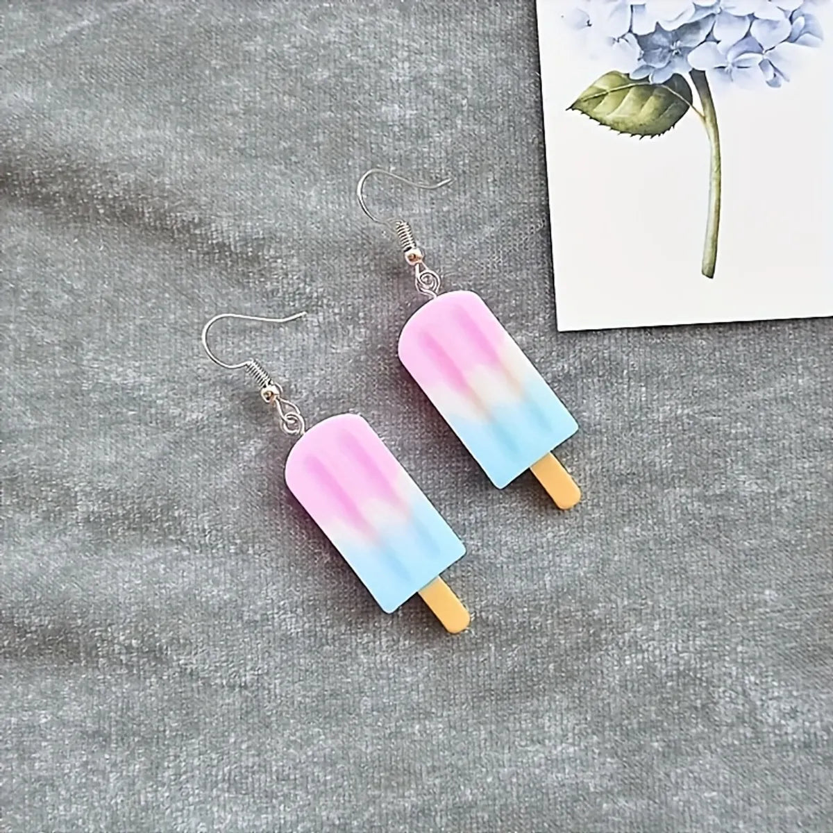 1 Pair Cute Cartoon Resin Drop Earrings