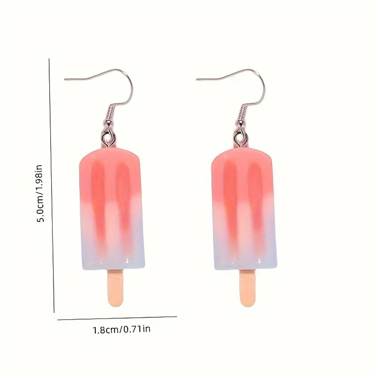 1 Pair Cute Cartoon Resin Drop Earrings