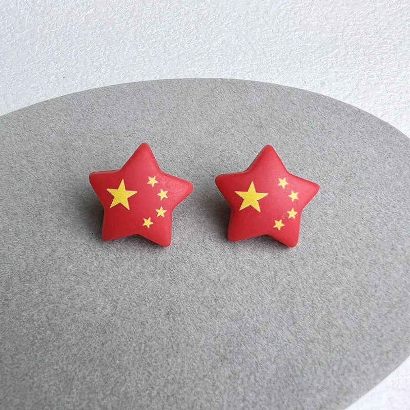 1 Pair Cute Cartoon Dinosaur Flower Resin Women'S Ear Studs