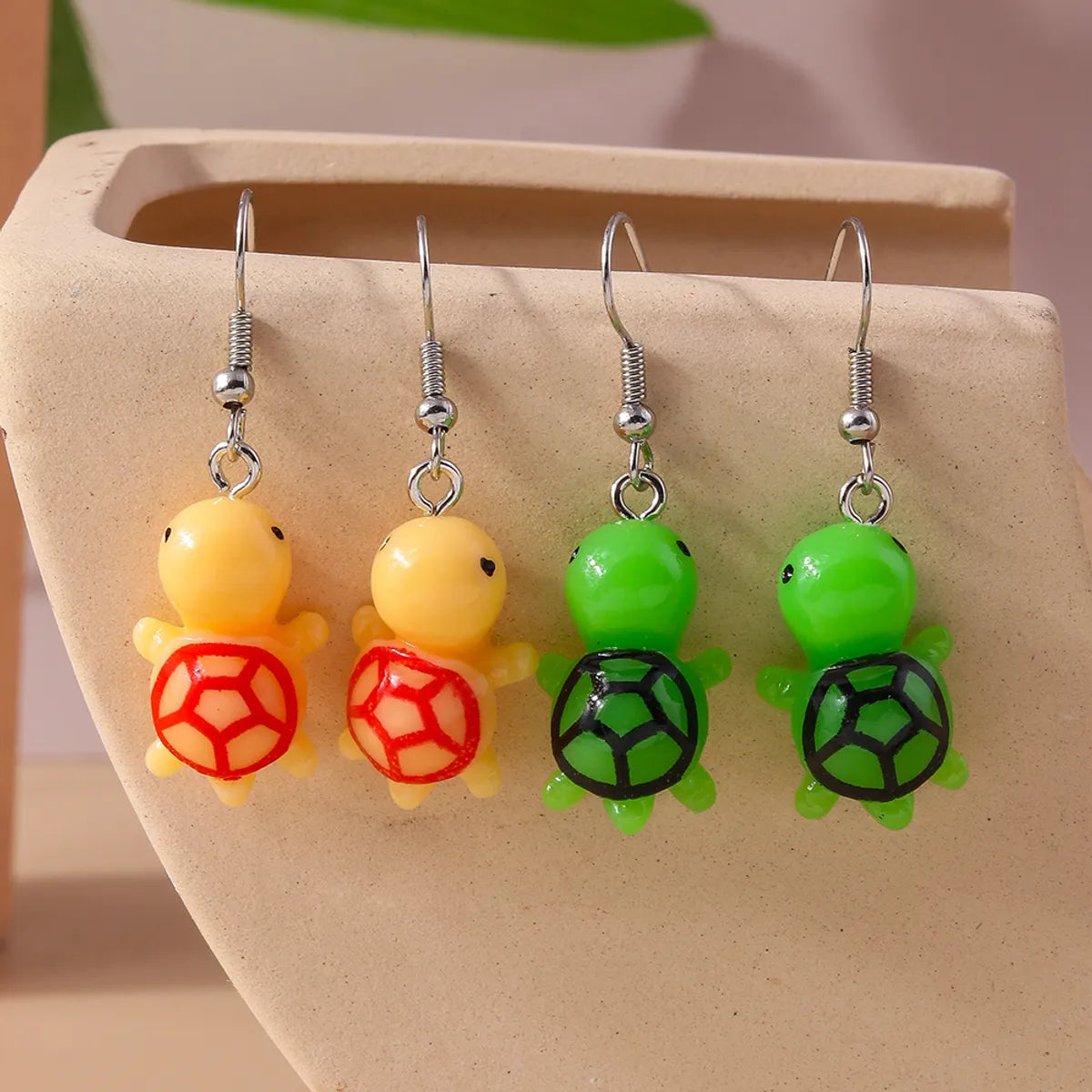 1 Pair Cute Cartoon Zinc Alloy Drop Earrings