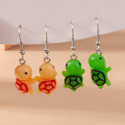 1 Pair Cute Cartoon Zinc Alloy Drop Earrings