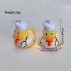 1 Pair Cute Classic Style Animal Cows Heart Shape Silica Gel Drop Earrings