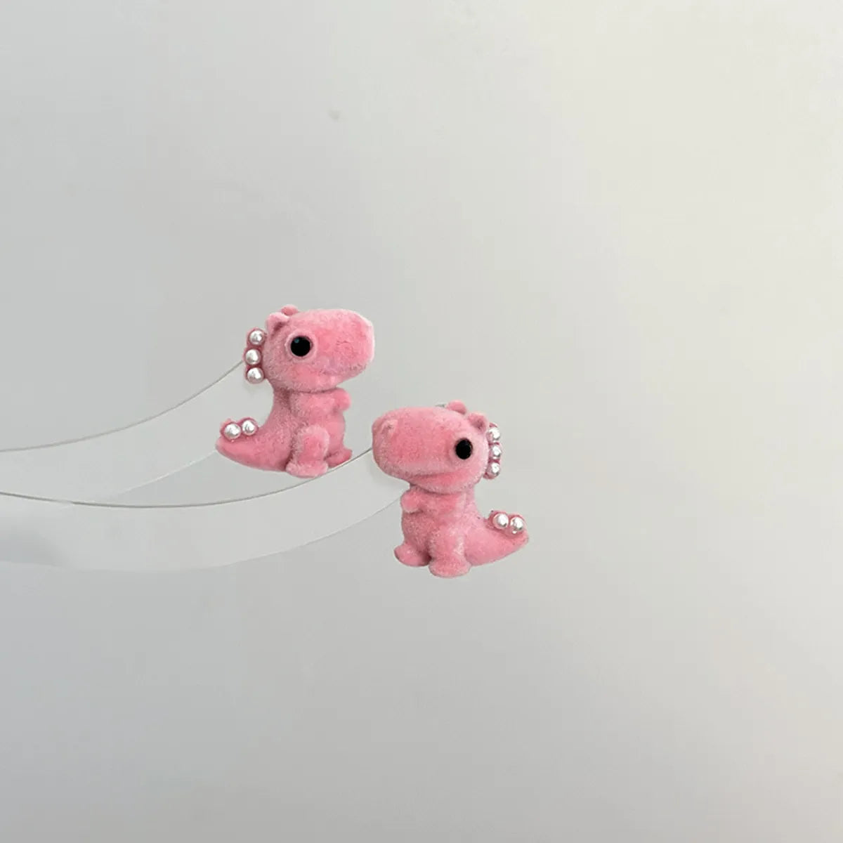 1 Pair Cute Dinosaur Plating Alloy Ear Cuffs Ear Studs