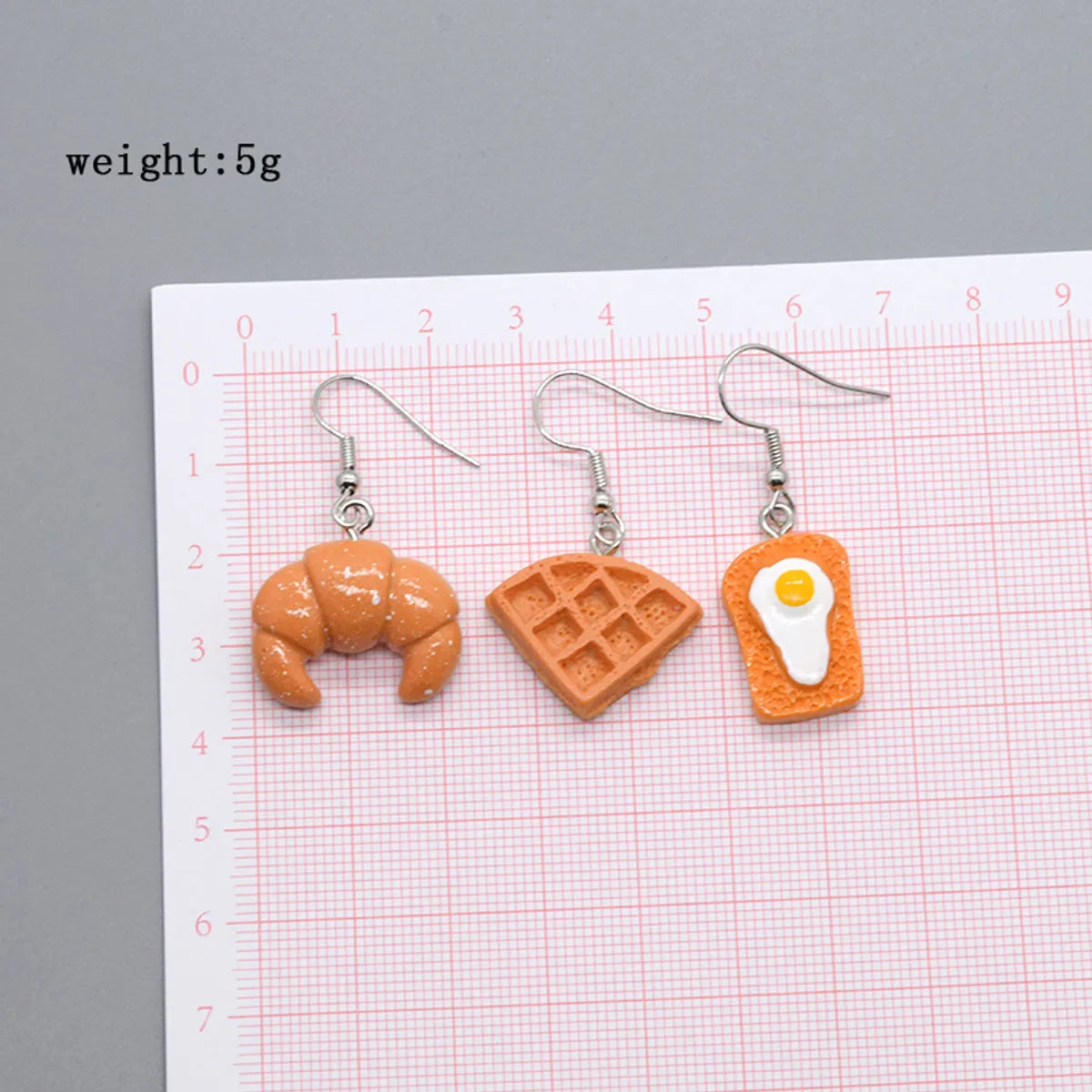 1 Pair Cute Food Resin Drop Earrings