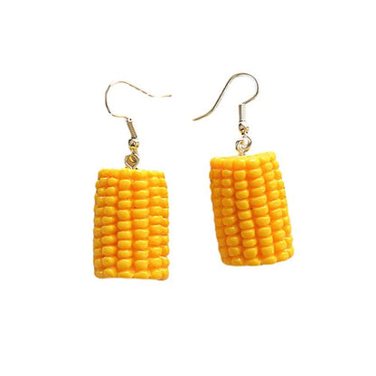 1 Pair Cute Fruit Resin Drop Earrings