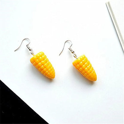 1 Pair Cute Fruit Resin Drop Earrings