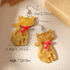 1 Pair Cute Funny Animal Arylic Drop Earrings