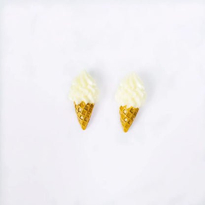 1 Pair Cute Ice Cream Resin Women's Earrings