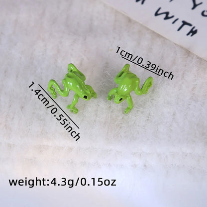 1 Pair Cute IG Style Frog Zinc Alloy Ear Cuffs