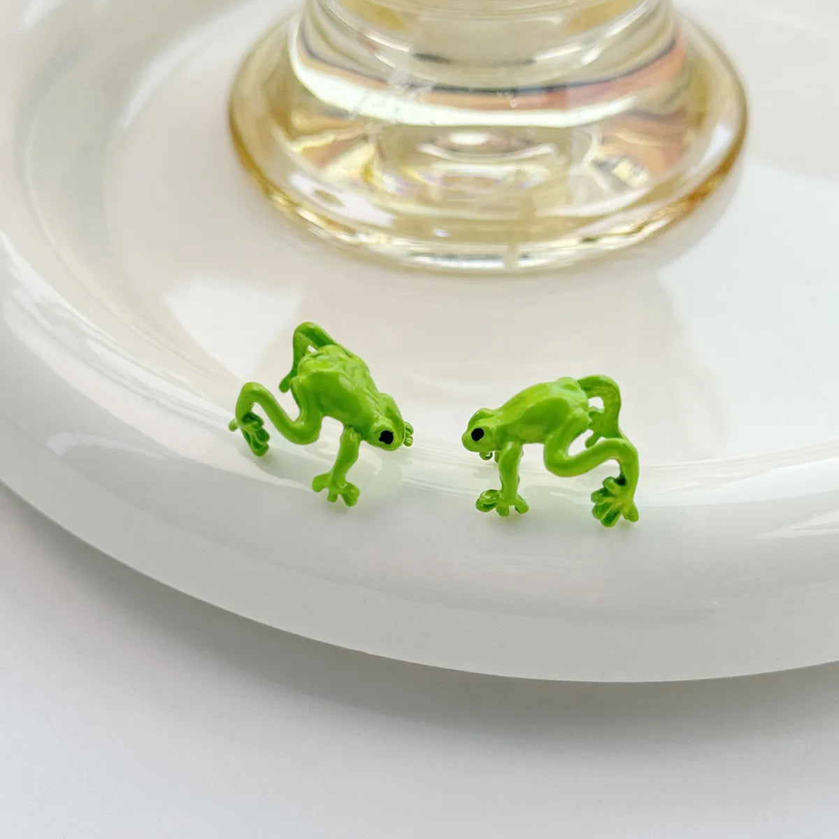 1 Pair Cute IG Style Frog Zinc Alloy Ear Cuffs