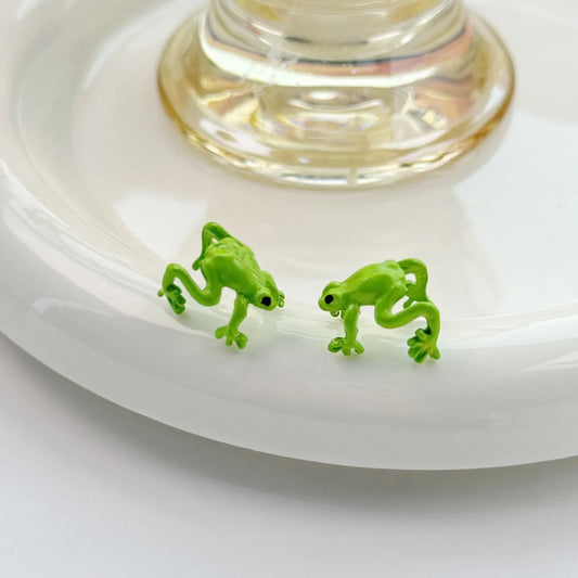 1 Pair Cute IG Style Frog Zinc Alloy Ear Cuffs