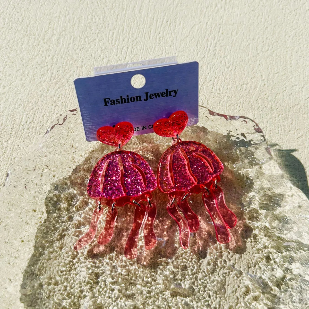 1 Pair Cute Jellyfish Arylic Drop Earrings