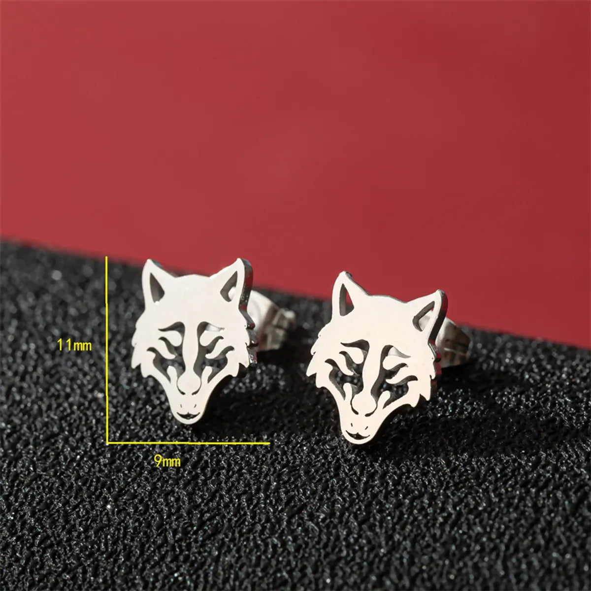 1 Pair Cute Modern Style Sweet Cat Tiger Spider Polishing Plating 304 Stainless Steel 18K Gold Plated Ear Studs