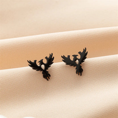 1 Pair Cute Modern Style Sweet Cat Tiger Spider Polishing Plating 304 Stainless Steel 18K Gold Plated Ear Studs