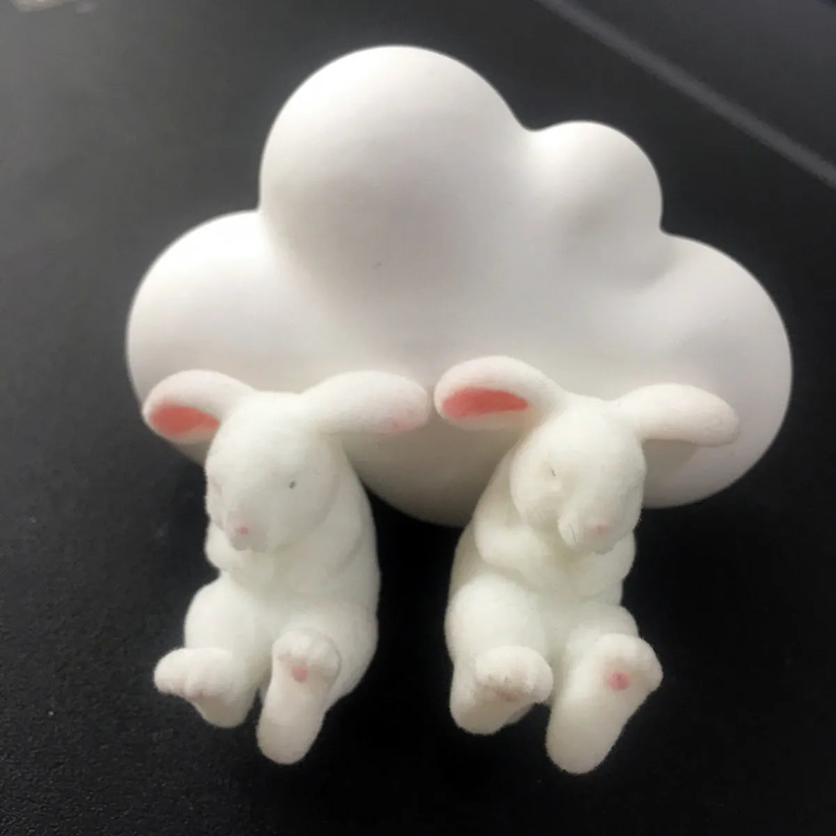 1 Pair Cute Rabbit Resin Women'S Ear Studs