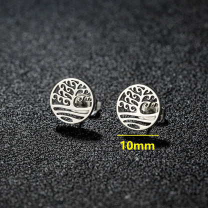 1 Pair Cute Simple Style Animal Notes Polishing 304 Stainless Steel 18K Gold Plated Ear Studs