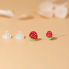 1 Pair Cute Simple Style Fruit Arylic Ear Studs
