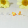 1 Pair Cute Simple Style Fruit Arylic Ear Studs