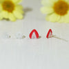1 Pair Cute Simple Style Fruit Arylic Ear Studs
