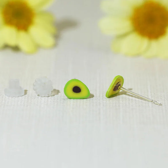 1 Pair Cute Simple Style Fruit Arylic Ear Studs