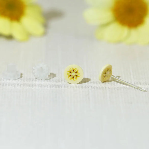 1 Pair Cute Simple Style Fruit Arylic Ear Studs