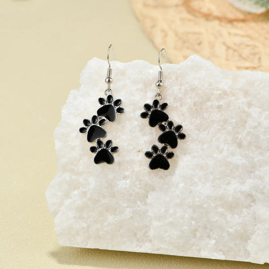 1 Pair Cute Solid Color Alloy Drop Earrings