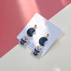 1 Pair Cute Streetwear Halloween Pattern Moon Soft Clay Drop Earrings