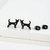 1 Pair Cute Sweet Animal Polishing Plating 304 Stainless Steel 18K Gold Plated Ear Studs