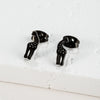 1 Pair Cute Sweet Animal Polishing Plating 304 Stainless Steel 18K Gold Plated Ear Studs