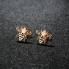 1 Pair Cute Sweet Animal Polishing Plating 304 Stainless Steel 18K Gold Plated Ear Studs