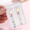 1 Pair Cute Sweet Cake Candle Arylic Drop Earrings