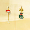 1 Pair Cute Sweet Commute Santa Claus Star Irregular Alloy Drop Earrings