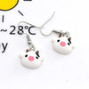 1 Pair Cute Sweet Simple Style Animal Resin Drop Earrings