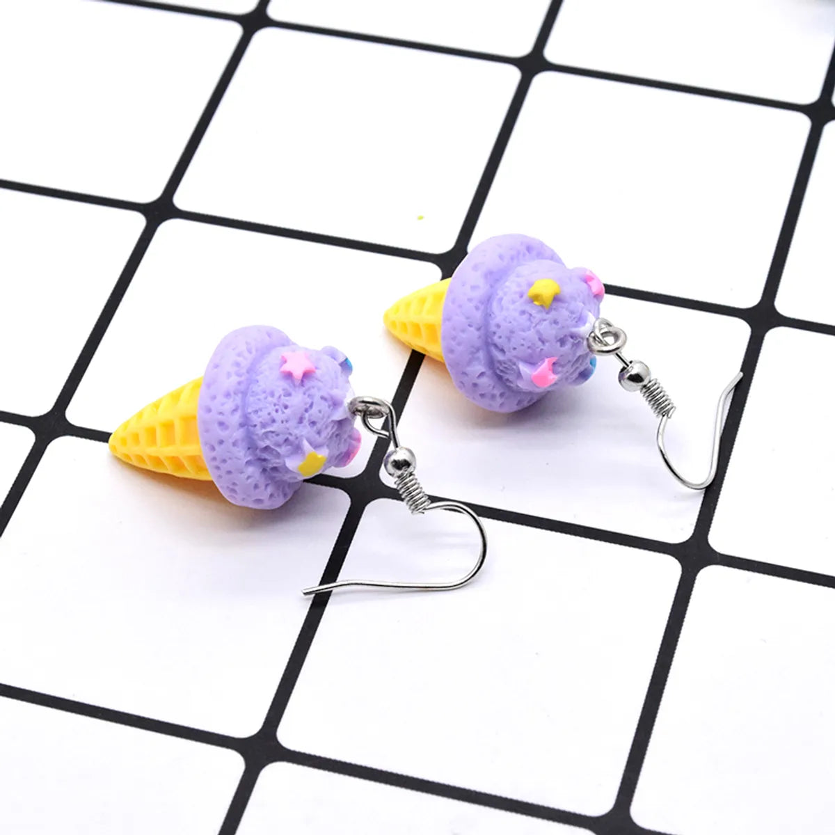 1 Pair Cute Sweet Simple Style Cartoon Resin Drop Earrings