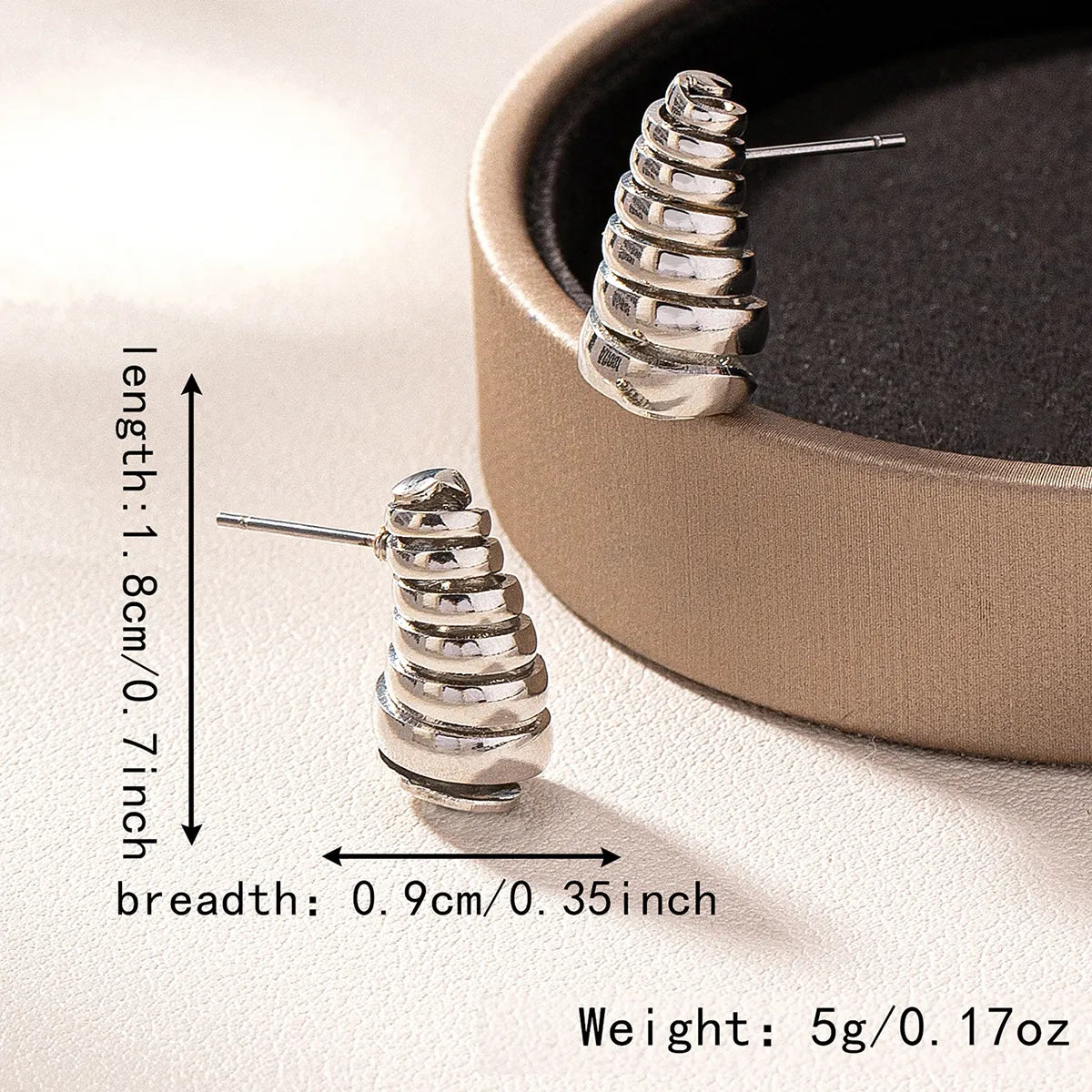 1 Pair Cute Thread Alloy Ear Studs