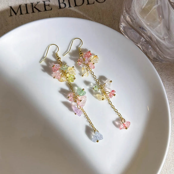 1 Pair Elegant Classic Style Irregular Alloy Drop Earrings